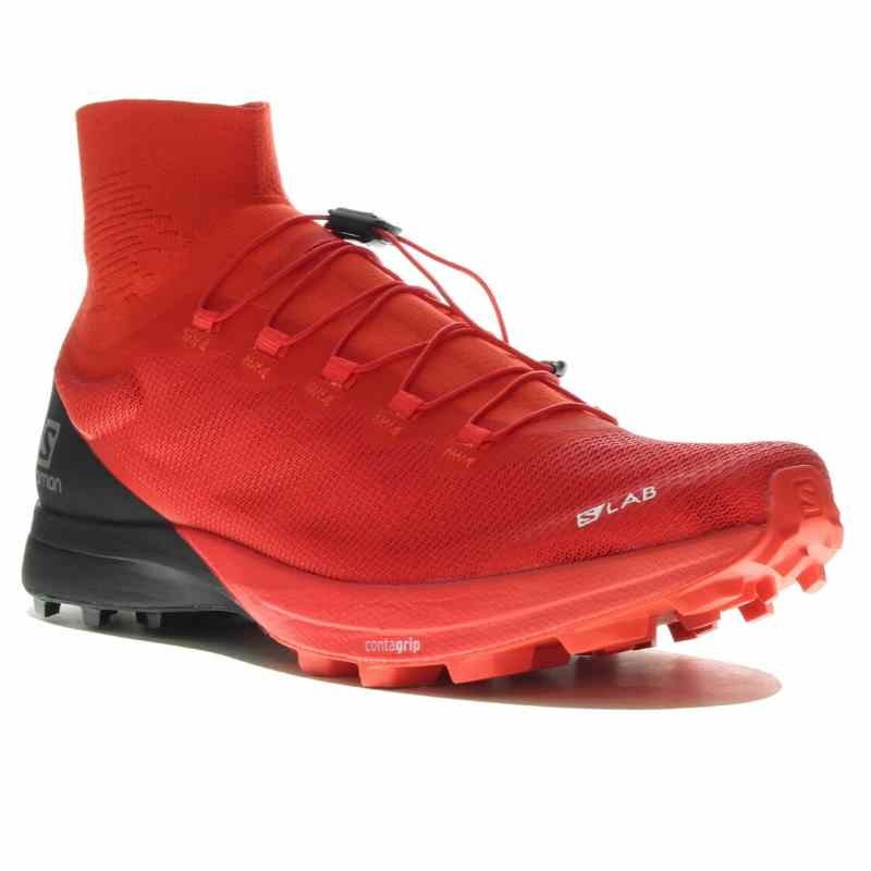 Salomon S/LAB Shoes Sense 8 SG Racing Red Black White