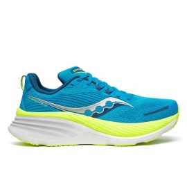 Saucony Hurricane 24 Viziblue Citron Homme