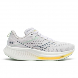 Saucony Ride 17 White Peel Femme