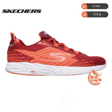 skechers go run 5 orange