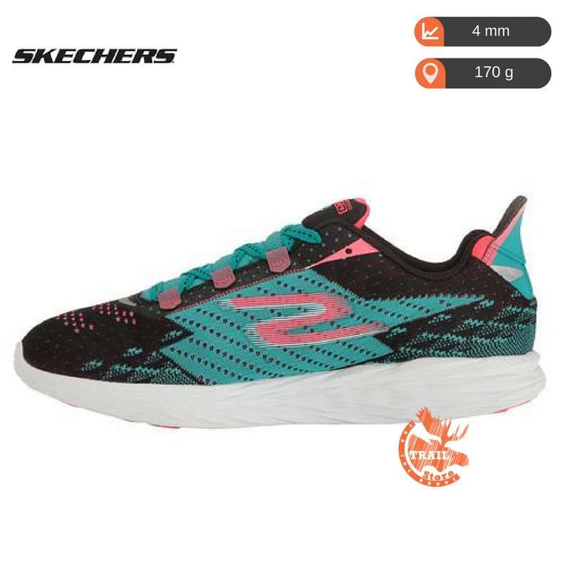 skechers go run 5 femme bordeaux